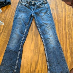 Silver AiKo Bootcut Jeans